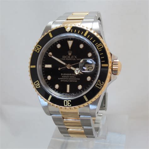 rolex submariner acciaio oro 1993|rolex submariner usato 1990.